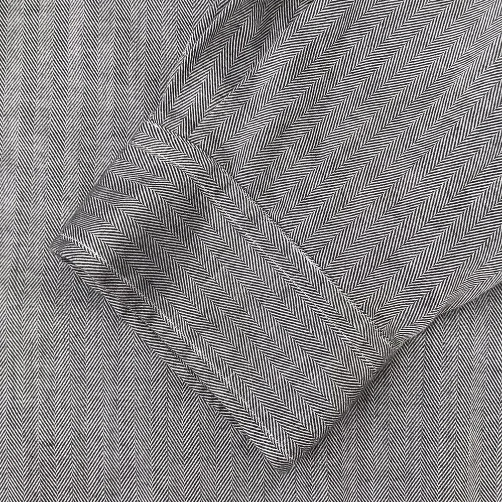 Ralph Lauren Button Down Shirt XXL Navy Herringbone Long Sleeve Pony 17.5 36/37 - Picture 6 of 10
